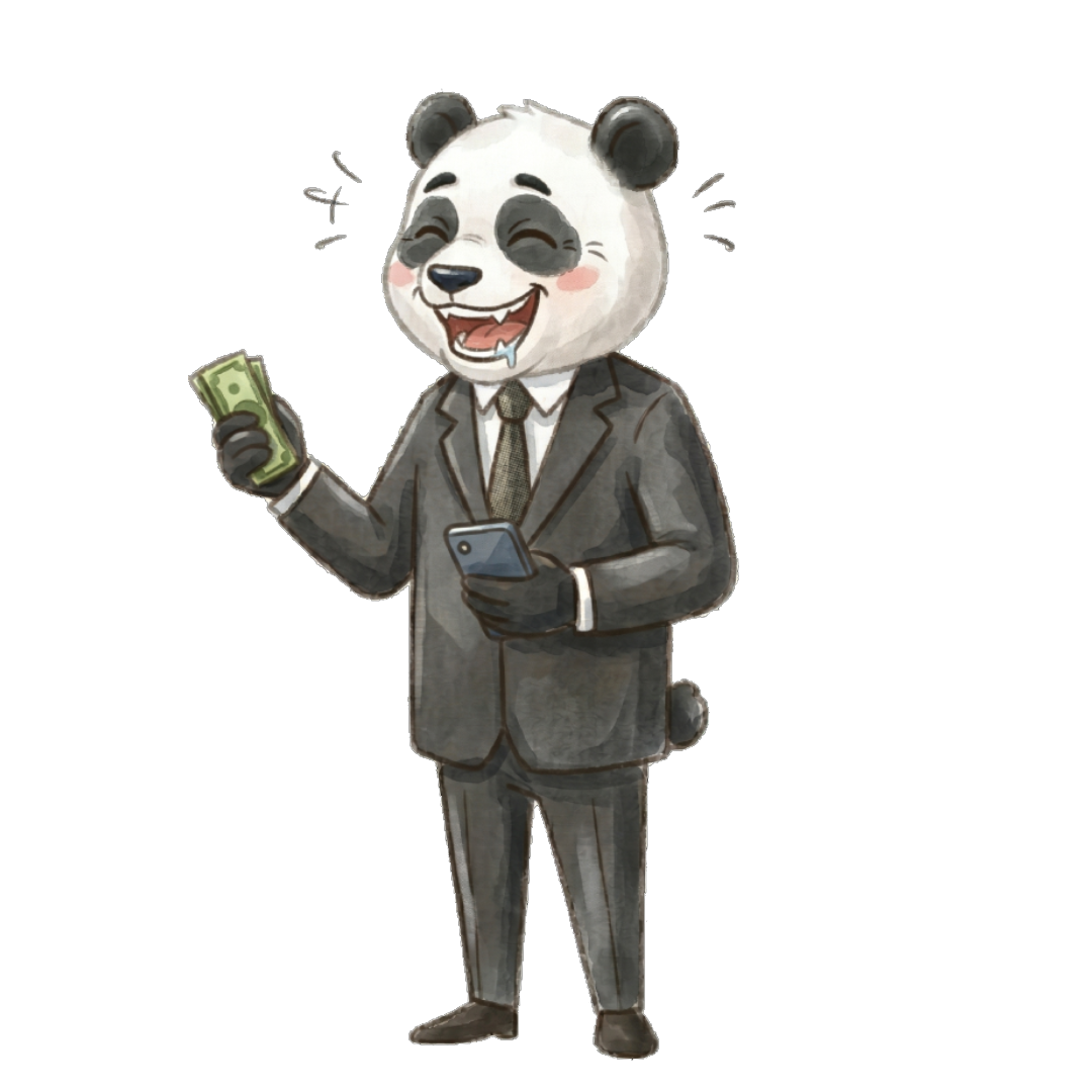 Panda salesman